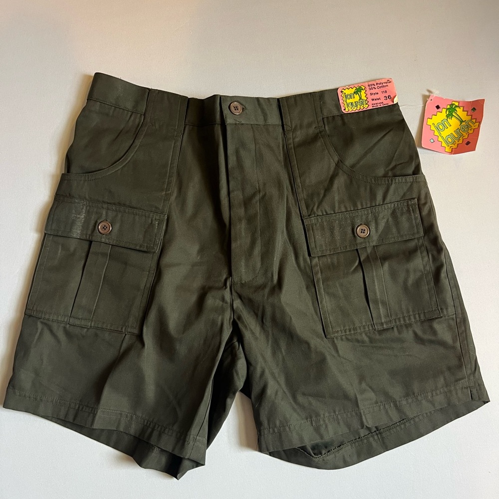 Men's Olive Cargo Shorts